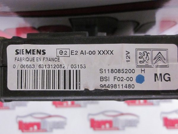 BSI SIEMENS PSA 9649811480 / S118085200H