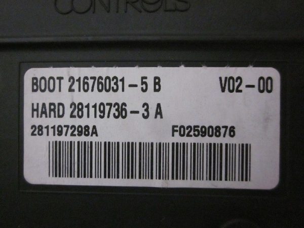 BSI JOHNSON CONTROLS PSA 9663510280 / 2004 H02-01 010607