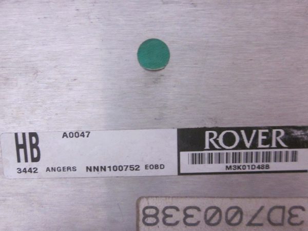 ECU MOTOROLA MG ROVER NNN100752 / M3K01D48B
