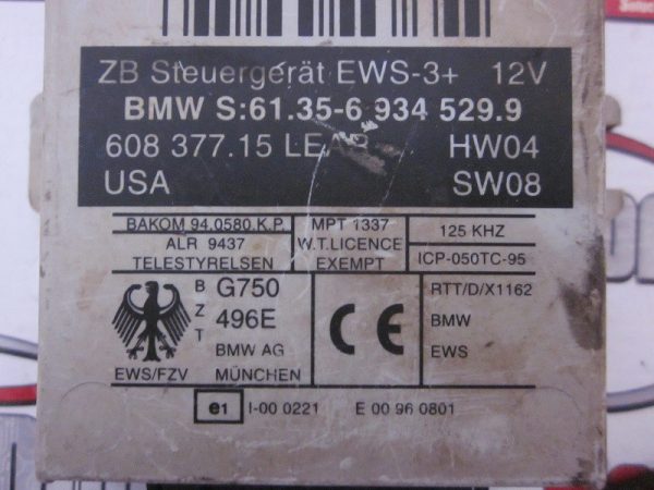 EWS 3 BMW 61.35-6 934 529.9