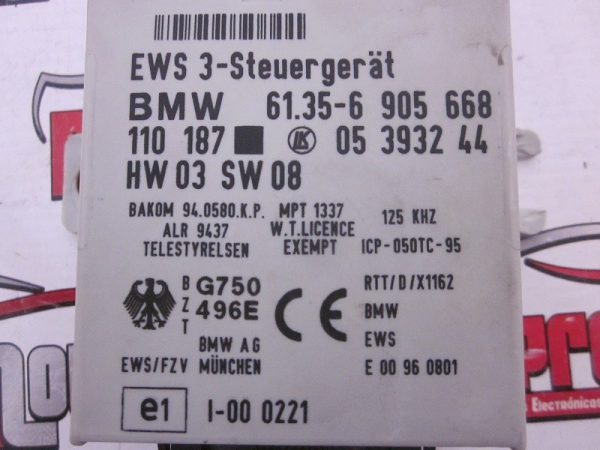 EWS 3 BMW 61.35-6 905 668