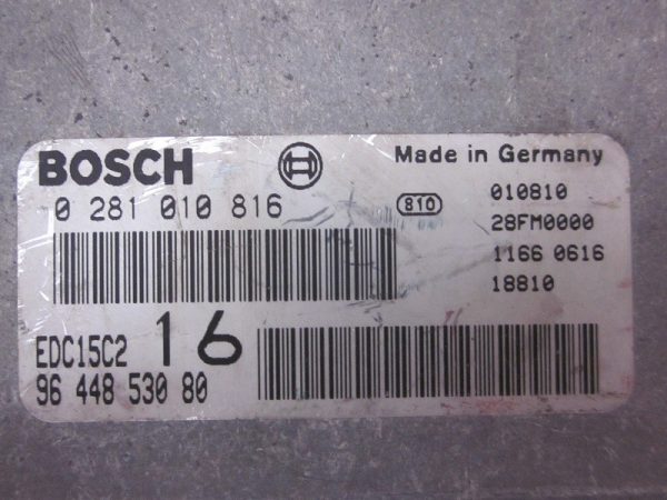 ECU BOSCH CITROEN 0281010816 / 9644853080