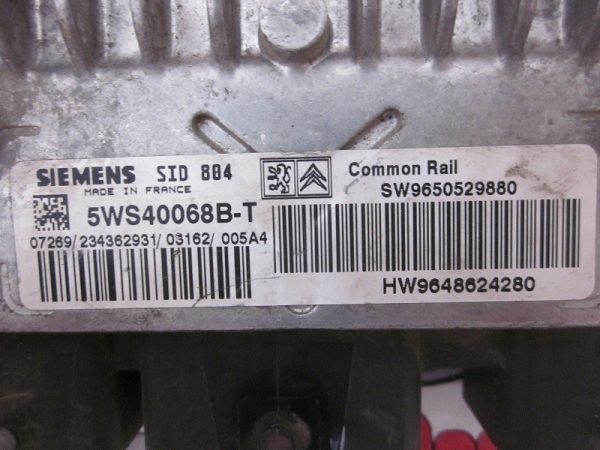 ECU SIEMENS VDO CITROEN SID804 / 5WS40068B-T