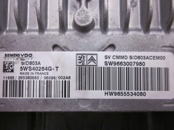 ECU SIEMENS VDO PEUGEOT SID803A / 5WS40264G-T