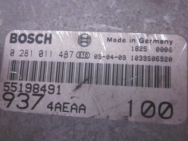 ECU BOSCH ALFA ROMEO 0281011487 / 55198491 / 9374AEAA