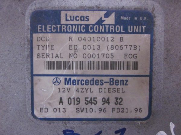 ECU LUCAS MERCEDES A0195459432 / R04010012B