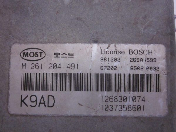 ECU BOSCH KIA M261204491 / K9AD EU FED