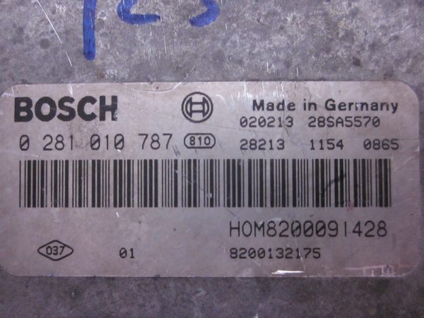 ECU BOSCH RENAULT 0281010787 / HOM8200091428 / 8200132175