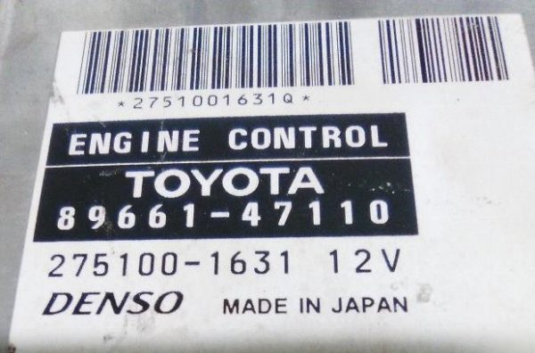 ECU DENSO TOYOTA 89661-47110 / 275000-7803