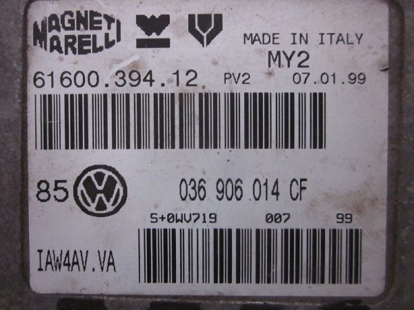 ECU MAGNETI MARELLI VOLKSWAGEN 61600394112 / 036906014CF