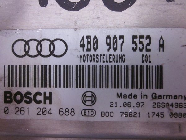 ECU BOSCH AUDI 0261204688 / 4B0907552A