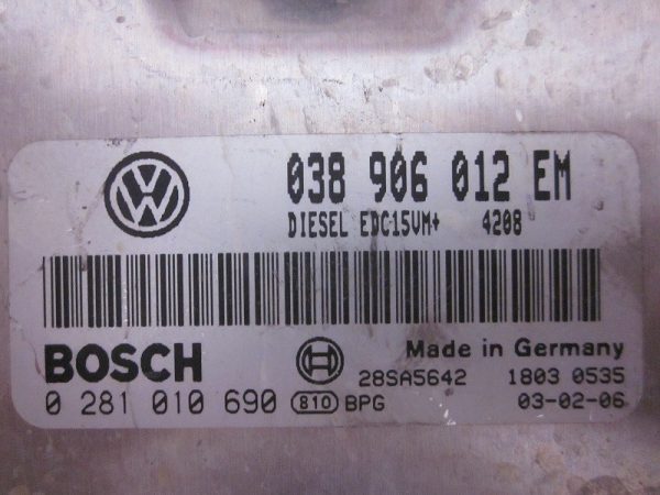 ECU BOSCH SEAT 0281010690 / 038906012EM