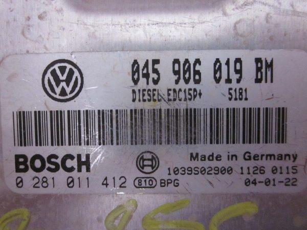 ECU BOSCH SKODA 0281011412 / 045906019BM