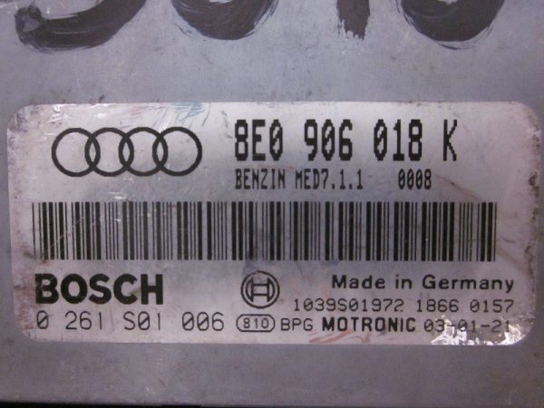 ECU BOSCH AUDI 0281S01006 / 8E0906018K