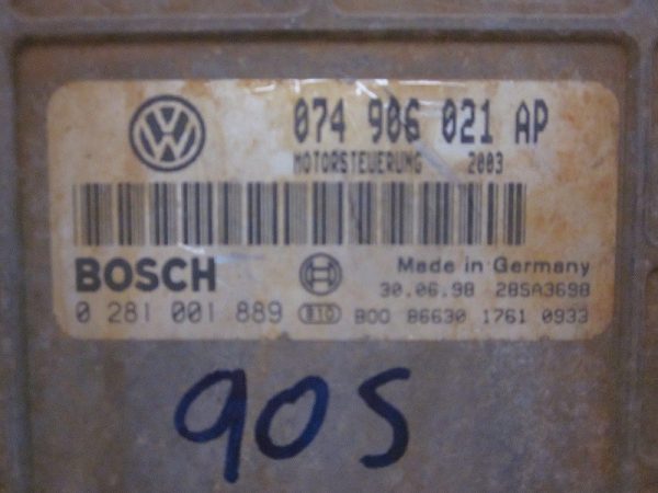 ECU BOSCH VOLKSWAGEN 0281001889 / 074906021AP