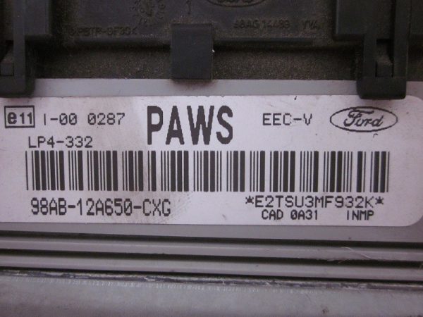 ECU FORD LP4-332 PAWS / 98AB-12A650-CXG