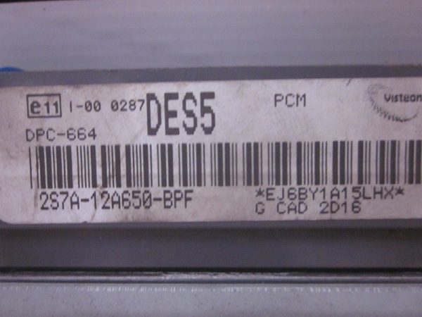 ECU FORD VISTEON DPC-664 DES5 / 2S7A-12A650-BPF