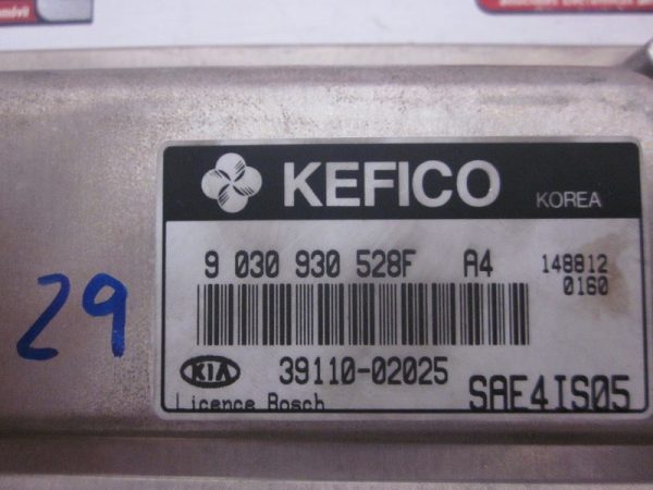 ECU KEFICO KIA 39110-02025 / 9030930528F A4