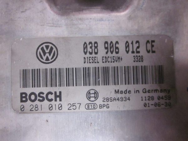 ECU BOSCH SKODA / SEAT 0281010257 / 038906012CE