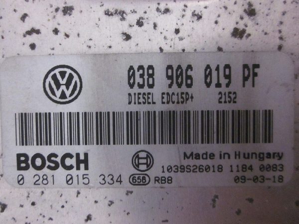 ECU BOSCH SKODA 0281015334 / 038906019PF