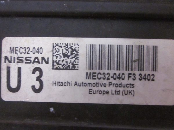 ECU NISSAN MEC32-040 F3 3402 / U3