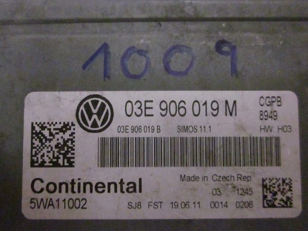 ECU CONTINENTAL VW 5WA11002 / 03E906019M