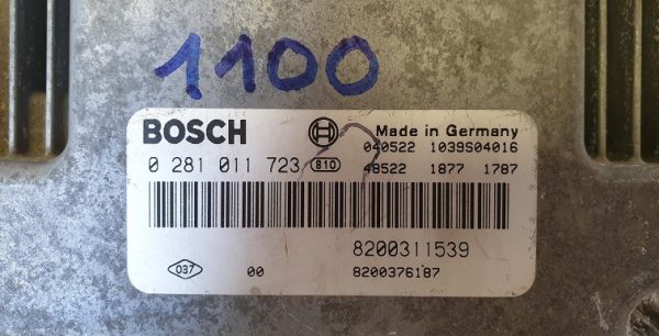 ECU BOSCH RENAULT 0281011723 / 8200311539 / 8200376187