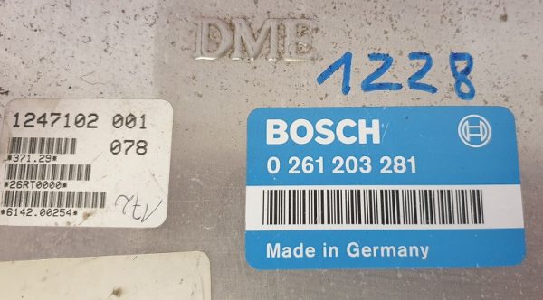 ECU BOSCH BMW 0261203281 / DME 1247102 001