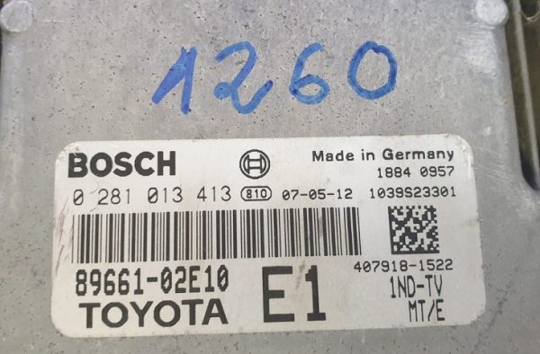 ECU BOSCH TOYOTA 0281013413 / 89661-02E10