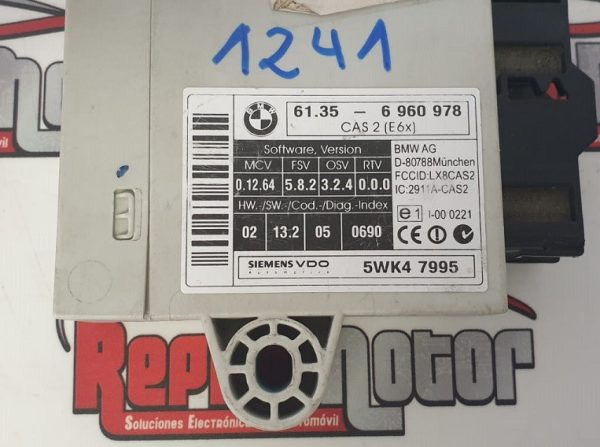 CAS 2 SIEMENS VDO BMW 5WK4 7995 / 61.35-6960798