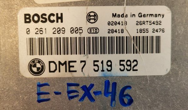 ECU BOSCH BMW 0261209005 / DME7 519592