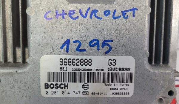 ECU BOSCH CHEVROLET 0281014747 / 96862880