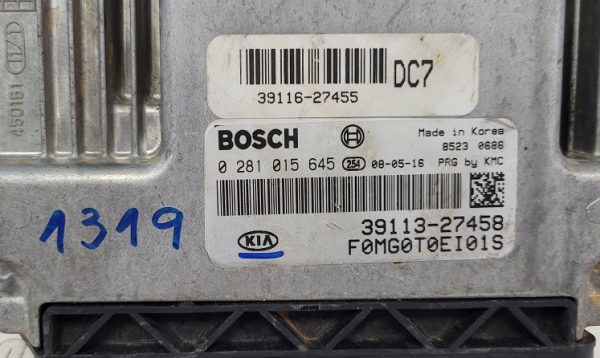 ECU BOSCH KIA 0281015645 / 39116-27455