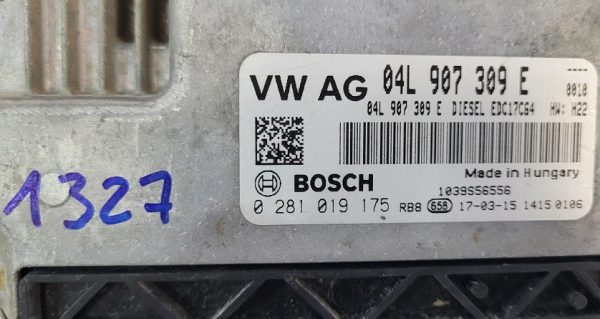 ECU BOSCH VOLKSWAGEN 0281019175 / 04L907309E